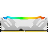 Kingston FURY 16 GB DDR5-6800 werkgeheugen Wit, KF568C36RWA-16, Renegade RGB, XMP