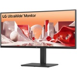 LG UltraWide 34BA85QE 34" curved monitor Zwart, 2x HDMI, DisplayPort, 4x USB-A, USB-B, USB-C, RJ-45
