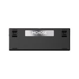 MCHOSE G98 Pro Black Pink Flame Orange Wireless Tri-Mode Custom Mechanical RGB gaming toetsenbord Zwart, US lay-out (QWERTY), TTC Flame Orange, RGB, Hot swap, Side engraved PBT, draadloos | Bluetooth | USB-C