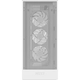 NZXT H7 Flow RGB midi tower behuizing Wit | 2x USB-A | 1x USB-C | RGB | Tempered Glass
