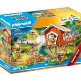 PLAYMOBIL Family Fun - Avonturen boomhut met glijbaan Constructiespeelgoed 71001