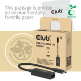 Club 3D CAC-2505 USB-C naar HDMI 2.1 Adapter 8K60Hz Zwart
