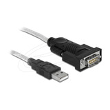 DeLOCK Adapter USB 2.0 Type-A > 1 x Serial DB9 RS-232 + Adapter DB25 1.8 meter