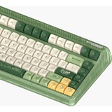 Iqunix OG80 Camping Wireless Mechanical Keyboard Groen, US lay-out (QWERTY), Cherry MX Red, 80% (TKL)	, RGB leds, Hot-swappable, PBT, 2.4GHz | Bluetooth 5.1 | USB-C