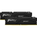 Kingston FURY Beast 64 GB DDR5-5600 (2x 32 GB) werkgeheugen Zwart, KF556C40BBK2-64, XMP 3.0