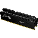 Kingston FURY Beast 64 GB DDR5-5600 (2x 32 GB) werkgeheugen Zwart, KF556C40BBK2-64, XMP 3.0
