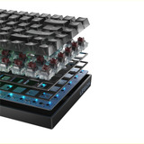 Lenovo Legion K510 Mini Pro, gaming toetsenbord Zwart, US lay-out, Brown switch, 75%, Hot swap, USB