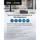 MSI EdgeXpert-32SEU pc-systeem Zwart | Cortex GB10 | NVIDIA Blackwell | 128 GB | 4 TB SSD