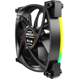 Montech RX120 PWM RGB case fan Zwart, 120 x 25 x 120 mm, 3-pin ARGB