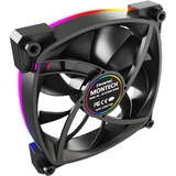 Montech RX120 PWM case fan Zwart, 4-pin PWM + 3-pin ARGB