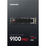 Samsung 9100 PRO 8 TB SSD MZ-VAP8T0BW, PCIe Gen 5.0 x4, NVMe 2.0