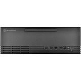 SilverStone SST-ML11B HTPC behuizing Zwart | 4x USB-A