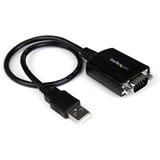 Startech USB naar RS232 Seriële DB9 Adapterkabel met COM-behoud Zwart