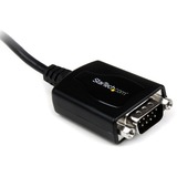 Startech USB naar RS232 Seriële DB9 Adapterkabel met COM-behoud Zwart