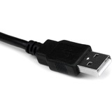 Startech USB naar RS232 Seriële DB9 Adapterkabel met COM-behoud Zwart