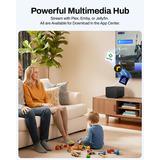 TerraMaster F4-425 nas Zwart, 1x 2.5GbE, HDMI, USB