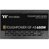 Thermaltake TOUGHPOWER GF A3 Gold 650W - TT Premium Edition voeding  Zwart, 4x PCIe, 1x 12VHPWR, Full kabel-management