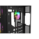 Thermaltake View 380 XL WS ARGB midi tower behuizing Zwart/houtkleur | 2x USB-A | 1x USB-C | RGB | Tempered Glass