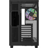 Thermaltake View 380 XL WS ARGB midi tower behuizing Zwart/houtkleur | 2x USB-A | 1x USB-C | RGB | Tempered Glass