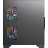 XYZ PC Gear Titanium View Lite midi tower behuizing Zwart | 2x USB-A | Tempered Glass