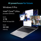 ASUS ExpertBook P5 P5405CSA-NZ0194X 14"  laptop Grijs | Core Ultra 7 258V | Intel Arc 140V | 32 GB | 512 GB SSD