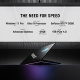 ASUS ROG Strix SCAR 18 G835LX-SA012W 18"  gaming laptop Zwart | Core Ultra 9 275HX | RTX 5090 | 64 GB | 4 TB SSD | 240 Hz