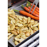 Barbecook Plancha voor Pedro grillplaat hoogwaardig roestvast staal