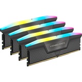 Corsair 64 GB DDR5-6600 Quad-Kit werkgeheugen Zwart, CMH64GX5M4B6600C32, Vengeance RGB, XMP