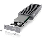 ICY BOX IB-1817M-C31 externe behuizing Grijs, USB 3.1 Type-C