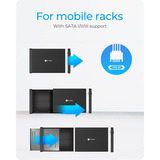 ICY BOX IB-525-U3 externe behuizing Zwart