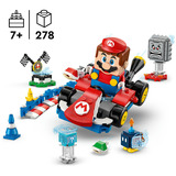 LEGO Super Mario - Mario Kart - Interactieve LEGO Mario en standaardkart Constructiespeelgoed 72043