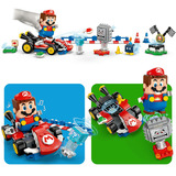 LEGO Super Mario - Mario Kart - Interactieve LEGO Mario en standaardkart Constructiespeelgoed 72043