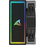 Sharkoon A40 RGB CPU-koeler Zwart, 4-pins PWM fan-connector
