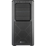 SilverStone SST-SED1-B midi tower behuizing Zwart | 2x USB-A | 1x USB-C