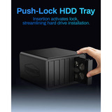 TerraMaster F6-424 Max nas Zwart, 2x 10GbE, USB, HDMI