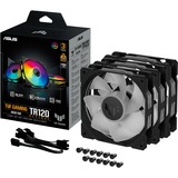 ASUS TUF Gaming TR120 ARGB Reverse case fans Zwart, 3 stuks, 120 x 120 x 25 mm