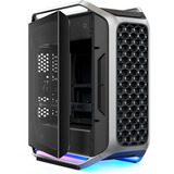 Cooler Master COSMOS ALPHA big tower behuizing Zwart/zilver | 4x USB-A | 2x USB-C | RGB | Tempered Glass