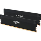 Crucial 64 GB DDR5-6000 (2x 32 GB) Dual-Kit werkgeheugen Zwart, CP2K32G60C40U5B, PRO OC, XMP 3.0, EXPO