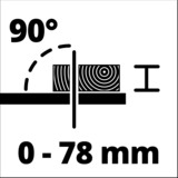 EINHELL Formaatcirkelzaag TE-CC 250 UF tafelcirkelzaag Rood