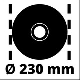 EINHELL Haakse slijpmachine TE-AG 230 haakse slijper Rood/zwart