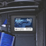 Patriot Burst Elite 960 GB SSD Zwart, PBE960GS25SSDR, SATA 6 Gb/s