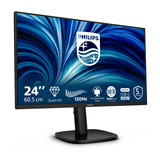 Philips 24B2U3601/00 23.8" monitor Zwart, HDMI, DisplayPort, USB-C, LAN, Audio, 120 Hz
