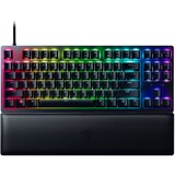 Razer Huntsman V2 TKL, gaming toetsenbord Zwart, US lay-out, Razer Clicky Optical (Purple), RGB leds, TKL, Double Shot PBT