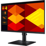 SAMSUNG S24D402GAU Essential S4 S40GD 24" monitor Zwart, 100 Hz | HDMI | DisplayPort | USB