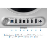 Samsung Odyssey OLED G6 G61SD 27" gaming monitor Zilver, 2x HDMI, 1x DisplayPort, USB-A, USB-B, 240 Hz