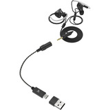 Sharkoon Stealthbite IEM in-ear oortjes Zwart, USB-A/C, 3,5 mm, Pc, Console, Mobile
