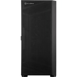 SilverStone SETA H1 midi tower behuizing Zwart | 2x USB-A | 1x USB-C | RGB | Tempered Glass