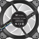 Thermaltake Riing Quad 14 RGB Radiator Fan TT Premium Edition Single Fan Pack case fan Zwart