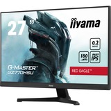 iiyama G-Master Red Eagle G2770HSU-B6 27" gaming monitor Zwart, HDMI, DisplayPort, USB-A, USB-B, 180 Hz