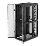 APC NetShelter SX, Networking Rack Enclosure, 42U, 1991H x 750W x 1200D mm server rack Zwart/groen, AR3340B2